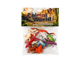 Set lagartijas y sapos chicos ANIMAL WORLD 